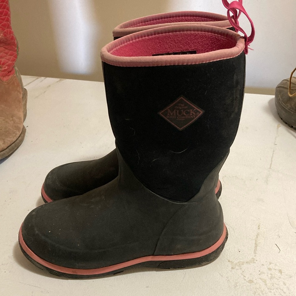 Muck boots pink kids